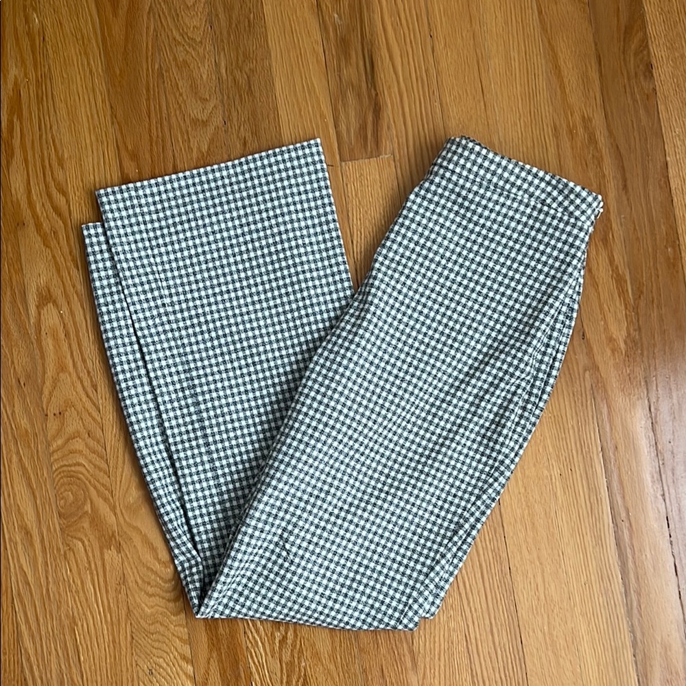 Women’s Checkered Pants - Black and White